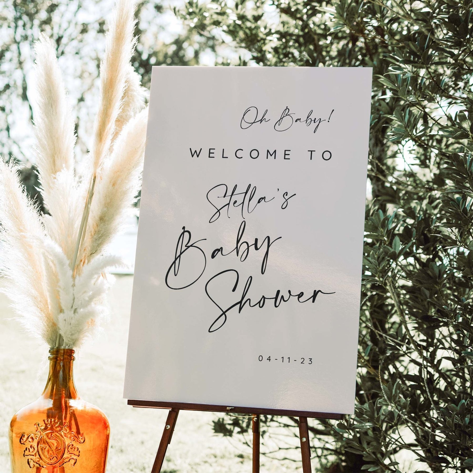 Baby Shower Sign  Emily – My Happy Moments